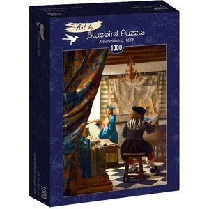 Bluebird Puzzle Puzzle 1000 Vermeer Alegoria malarstwa