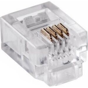 Blow 1x WTYK TELEFONICZNY MODULARNY 6P4C RJ14