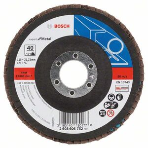 Bosch BOSCH ŚCIERNICA LISTKOWA 115 P 40 WYGIĘTA B2608606752 - 2608606752