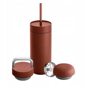 Fellow - Carter Move Mug 3 σε 1 - Θερμική κούπα + 3 καπάκια - Sienna 473 ml