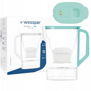 Dzbanek Wessper D3 SLIM FutureFlow Aquamax (WES205-FF-MT)