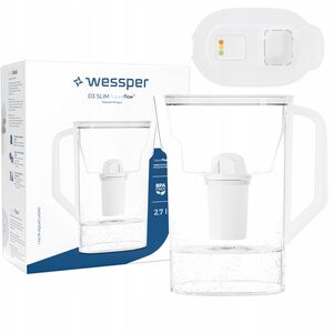 Dzbanek Wessper D3 SLIM FutureFlow Aquaclassic (WES206-FF-WH)