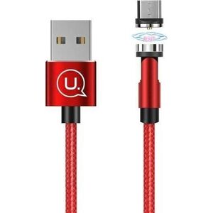Kabel USB Usams USB-A - microUSB 1 m Czerwony (109580)