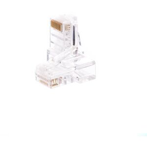 NetRack wtyk RJ45 UTP drut, kat. 5e (100 szt) (NP42)