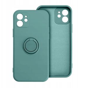 Θήκη SILICONE RING για XIAOMI Redmi Note 14 PRO 4G πράσινο