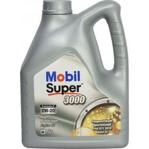 Mobil Alyva SUPER 3000 FORMULA P 0W/20 sintetinė varikliams 4 L