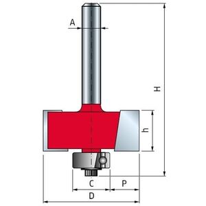 Frez 32-50208P 34,92X12,7X54,4X8,0