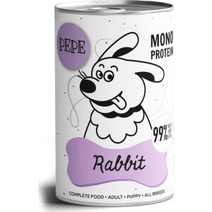 Paka Zwierzaka PEPE MONO PROTEIN Rabbit (królik) 400g