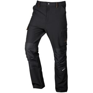 Spodnie robocze Mix&Match, 4 way stretch, czarno-pomarańczowe, rozmiar L
