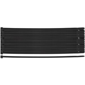 Opaski zaciskowe EXTREME 4.8 × 200 mm, czarne, 100 szt.