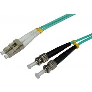 Intellinet Network Solutions Światłowód krosowy ST-LC duplex 1m 50/125 OM3 (305809)