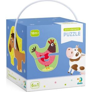 Dodo Puzzle 2-3-4 Zwierzęta domowe