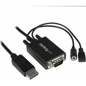 Kabel StarTech DisplayPort - D-Sub (VGA) 1.8m czarny (DP2VGAAMM2M)