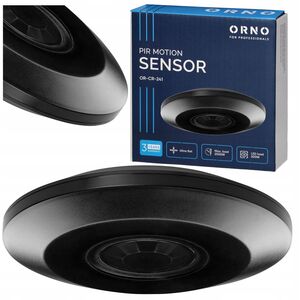 Czujnik ruchu 360 st. IP20, 2000W, ultra płaski - 2,5cm, czarny