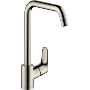 Bateria kuchenna Hansgrohe Focus stojąca stal szlachetna (31820800)