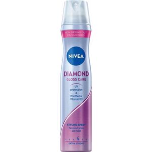 NIVEA DIAMOND GLOSS CARE Lakier do włosów - mocny i trwały 250ml