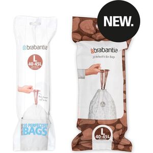 Brabantia Worki na śmieci rozmiar L 40-45L 20szt 138607