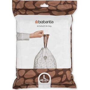 Brabantia Worki na śmieci PerfectFit rozmiar L 40-45L 40szt 138645