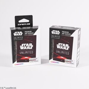 Gamegenic: Star Wars Unlimited - Premium Art Sleeves - Κόκκινη Πλάτη Κάρτας