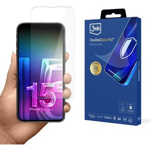 Apple iPhone 15 - 3mk FlexibleGlass Pro