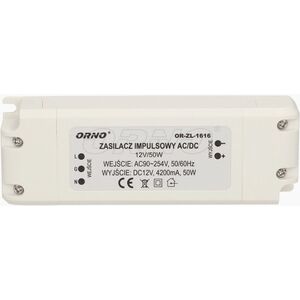 Orno Zasilacz LED 12V DC 50W 4,2A IP20 (OR-ZL-1616)