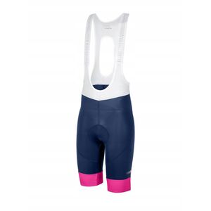 Ποδηλατικά σορτς RH+ Logo DARK BLUE/FUCSIA - XL
