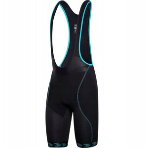 Ποδηλατικό σορτς RH+ Shark BLACK-WATER GREEN - XL
