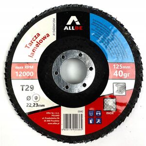Δίσκος Λείανσης 125 P 40 INOX METAL Ζιρκονίου