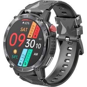 Smartwatch Rubicon RNCF08 Black Czarno-brązowy