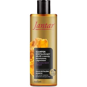 Farmona JANTAR Szampon rewitalizujący kolor do włosów blond i siwych z esencją bursztynową 300 ml