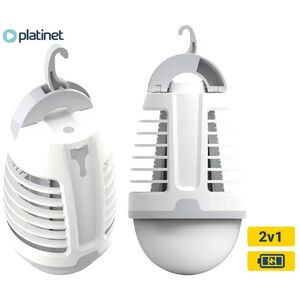 ΛΑΜΠΑ PLATINET ΜΕ ΦΑΝΑΡΙ ΣΚΟΤΩΤΗ ΚΟΥΝΟΥΠΙΩΝ ΛΑΜΠΑΚΙ ΓΙΑ ΚΟΥΝΟΥΠΙΑ 5H BAT 6500K IP44 ΛΕΥΚΟ [46097]