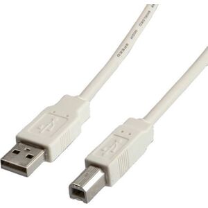 Kabel USB RBLINE USB-A - USB-B 0.8 m Szary (S3101)