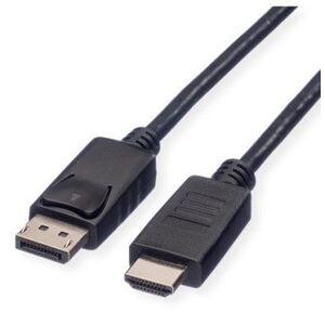 Καλώδιο ROLINE RM DisplayPort, DP - HDTV, M/M, μαύρο, 3 m