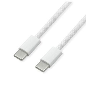 Καλώδιο USB 2.0, C-C, M/M, 60W, λευκό, 1 m