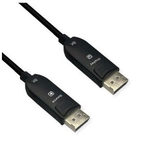 ROLINE Καλώδιο DisplayPort (AOC), v2.1, 10K@60Hz, 54Gbit/s, UHBR13.5, DP-DP, Α/Α, 30 μ