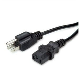 Καλώδιο τροφοδοσίας, σύνδεση NEMA-5 - IEC C13, USA, μαύρο, 1,8 m