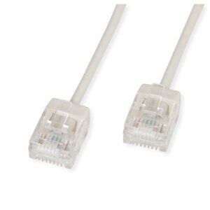 ROLINE UTP Data Center Patch Cord Cat.6A (Class EA), LSOH, Slim, Ultra Short Connector, γκρι, 2 m
