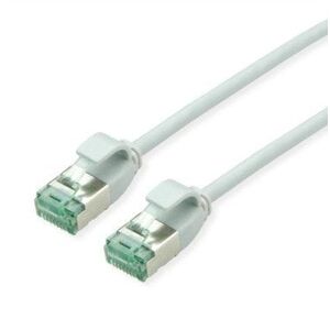 ROLINE RM U/FTP DataCenter Patch Cord Cat.6A (Class EA), στενός, γκρι, 0,15 m