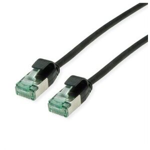 ROLINE RM U/FTP DataCenter Patch Cord Cat.6A (Class EA), λεπτό, μαύρο, 0,5 m
