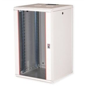 ROLINE 19-ιντσών επιτοίχια θήκη Pro 20 U, 600x600 WxD, γκρι