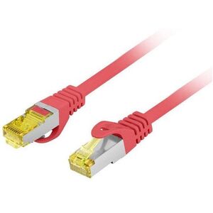 PATCHCORD ΚΑΤ.6A S/FTP LSZH CU 20M ΚΟΚΚΙΝΟ FLUKE PASSED LANBERG