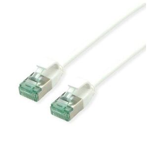 ROLINE RM U/FTP DataCenter Patch Cord Cat.6A (Class EA), wąski, biały, 0,15 m