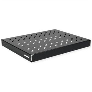 Półka ROLINE 19 cali 1 U, 350 T 50 kg czarna