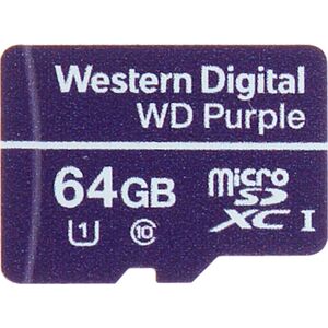 Karta WD Purple MicroSDXC 64 GB Class 10 UHS-I/U1  (SD-MICRO-10/64-WD)