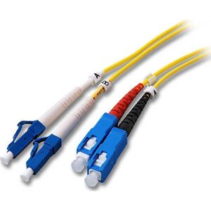 Triton EFB Elektronik O0360.1 kabel optyczny 1 m LC SC OS2 Żółty