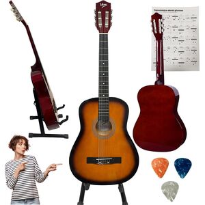 V-TONE BCG SB gitara klasyczna 4/4 3x kostka do gry akordy zestaw