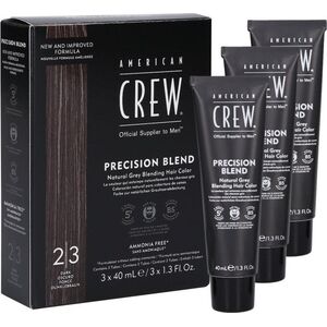 American Crew AMERICAN CREW Precision Blend Odsiwiacz dla mężczyzn DARK (2-3) 3x40ml