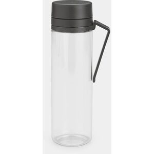 BRABANTIA Φτιάξτε & Πάρτε μπουκάλι νερού με σουρωτήρι σκούρο γκρι 148842