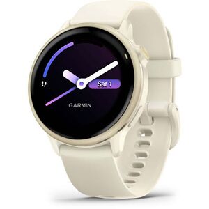 Garmin vívoactive® 6, Lunar Gold with Bone Band