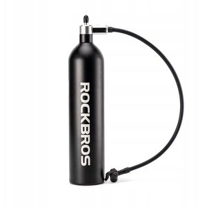 Zbiornik ciśnieniowy Rockbros do pompowania opon bezdętkowych tubeless 200 PSI 1.2l - czarny